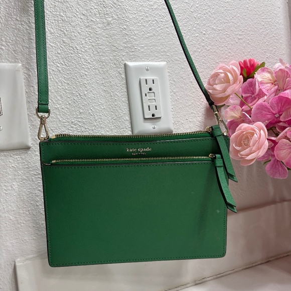 Kate Spade Kelly Green Crossbody Bag - Picture 1 of 6